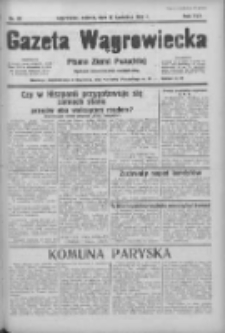 Gazeta Wągrowiecka: pismo ziemi pałuckiej 1937.04.17 R.17 Nr88
