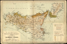 Sycylia - 1900 - mapa gospodarcza