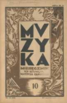 Muzyka. 1929 R.6 nr10