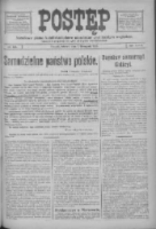 Postęp: narodowe pismo katolicko-ludowe niezależne pod każdym względem 1916.11.07 R.27 Nr255