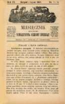 Miesięcznik Galicyjskiego Towarzystwa Ochrony Zwierząt 1884 Nr7 i 8