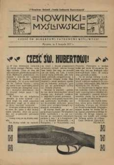 Nowinki Myśliwskie 1927 Nr11