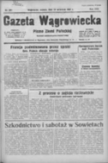 Gazeta Wągrowiecka: pismo ziemi pałuckiej 1937.09.25 R.17 Nr221