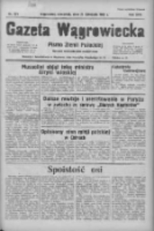 Gazeta Wągrowiecka: pismo ziemi pałuckiej 1937.11.25 R.17 Nr271