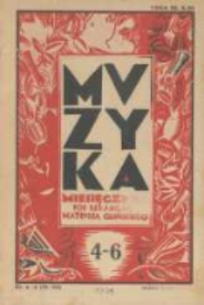Muzyka. 1931 R.8 nr4-6