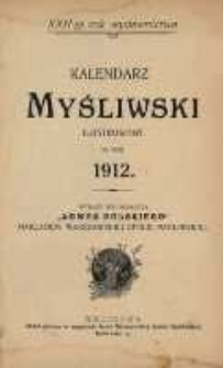 Kalendarz myśliwski ilustrowany na rok 1912
