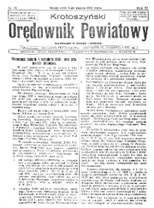 Krotoszyński Orędownik Powiatowy 1932.03.09 R.57 Nr19