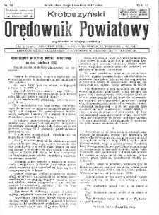 Krotoszyński Orędownik Powiatowy 1932.04.13 R.57 Nr28