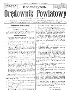 Krotoszyński Orędownik Powiatowy 1932.04.27 R.57 Nr32