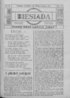 Biesiada: bezpłatny dodatek tygodniowy "Postępu" 1916.08.20 R.4 Nr33