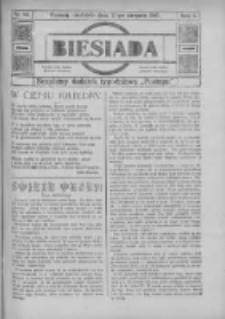Biesiada: bezpłatny dodatek tygodniowy "Postępu" 1916.08.27 R.4 Nr34