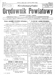 Krotoszyński Orędownik Powiatowy 1932.06.04 R.57 Nr42