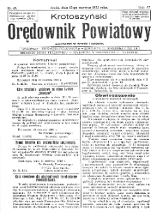 Krotoszyński Orędownik Powiatowy 1932.06.15 R.57 Nr45
