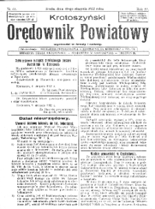 Krotoszyński Orędownik Powiatowy 1932.08.10 R.57 Nr61