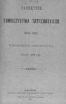 Pamiętnik Towarzystwa Tatrzańskiego. 1897 T.18