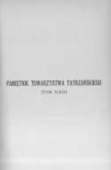 Pamiętnik Towarzystwa Tatrzańskiego. 1902 T.23