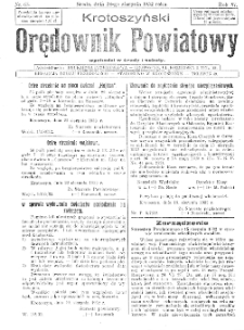 Krotoszyński Orędownik Powiatowy 1932.08.24 R.57 Nr65