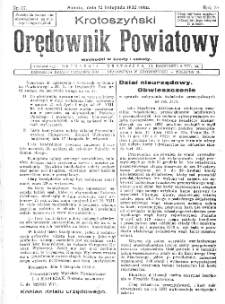 Krotoszyński Orędownik Powiatowy 1932.11.12 R.57 Nr87