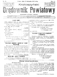 Krotoszyński Orędownik Powiatowy 1932.11.22 R.57 Nr90
