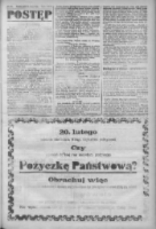 Postęp: narodowe pismo katolicko-ludowe niezależne pod każdym względem 1919.02.14 R.30 Nr37
