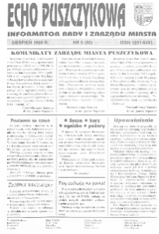 Echo Puszczykowa 1999 Nr6(92)
