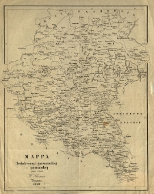 Mappa archidyecezyi gniezninskiej (!) i poznanskiej [...]