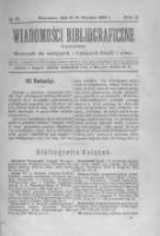 Wiadomości Bibliograficzne Warszawskie. 1883 R.2 nr12