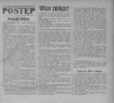 Postęp: narodowe pismo katolicko-ludowe niezależne pod każdym względem 1919.04.24 R.30 Nr95