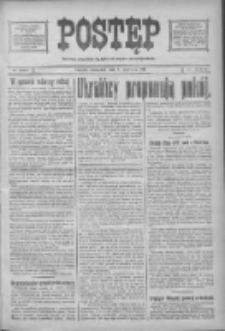 Postęp: narodowe pismo katolicko-ludowe niezależne pod każdym względem 1919.06.05 R.30 Nr128