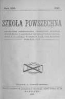 Szkoła Powszechna. 1927 R.8 z.1