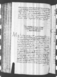 Sigismundus I rex Poloniae commissariis ad Glogouiensem conuentum deputatis, Krak&oacute;w 16 VIII 1539