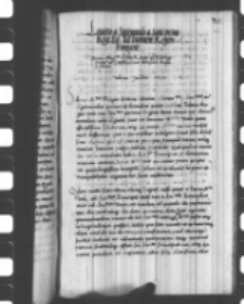 Legatio a Sigismundo a Sigis. primo rege Pol. ad Ioannem regem Hungarie, data Mag. Petro Kmite de Visnicze [...] vltima xbris 1539, Krak&oacute;w 31 XII 1539