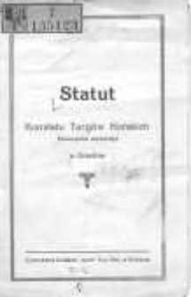 Statut Komitetu Targ&oacute;w Końskich