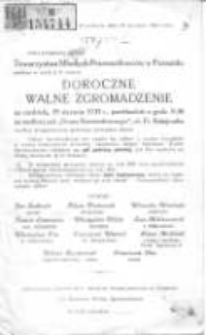 58 Sprawozdanie z działalności Towarzystwa Młodych Przemysłowc&oacute;w w Poznaniu (Towarzystwo zarejestrowane) za rok 1932
