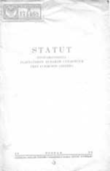 Statut Stowarzyszenia Plantator&oacute;w Burak&oacute;w Cukrowych przy Cukrowni Gniezno