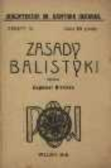 Zasady balistyki