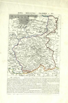 Karta Królestwa Polskiego z r. 1815