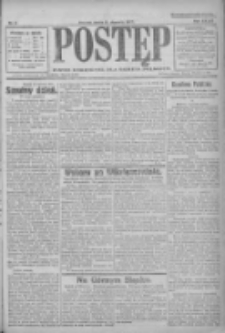 Postęp: pismo codzienne dla rodzin polskich 1922.01.11 R.33 Nr8