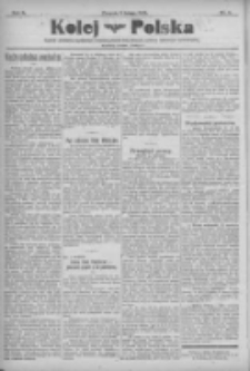 Kolej Polska: tygodnik poświęcony zagadnieniom i rozwojowi polskich dróg żelaznych, sprawom zawodowym i życiu kolejarzy: bezplatny dodatek do "Postępu" 1922.02.05 R.2 Nr5