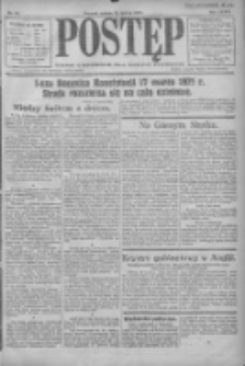 Postęp: pismo codzienne dla rodzin polskich 1922.03.18 R.33 Nr62