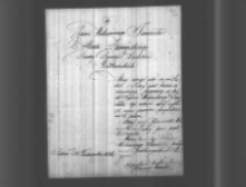 Wojciech Achmatowicz i Piotr Malczewski do Władysława Zamoyskiego. List z 25 X 1856 r.