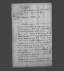 Ludwik Bralian do Władysława Zamoyskiego. Tanger 15 X 1853 r.