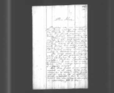 Tomasz Jarosiński do Władysława Zamoyskiego. List z 19 V 1857 r.