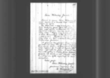 Wojciech Konarzewski do Władysława Zamoyskiego. List z 18 VIII 1856 r.