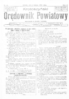 Krotoszyński Orędownik Powiatowy 1933.02.11 R.58 Nr12