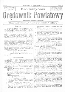 Krotoszyński Orędownik Powiatowy 1933.04.26 R.58 Nr32