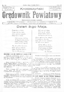 Krotoszyński Orędownik Powiatowy 1933.05.03 R.58 Nr34