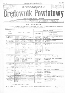 Krotoszyński Orędownik Powiatowy 1933.05.06 R.58 Nr35