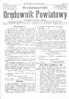 Krotoszyński Orędownik Powiatowy 1933.06.14 R.58 Nr46