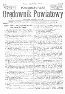 Krotoszyński Orędownik Powiatowy 1933.07.22 R.58 Nr57